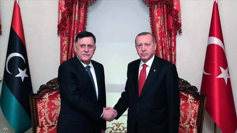 اردوغان وفايز السراج