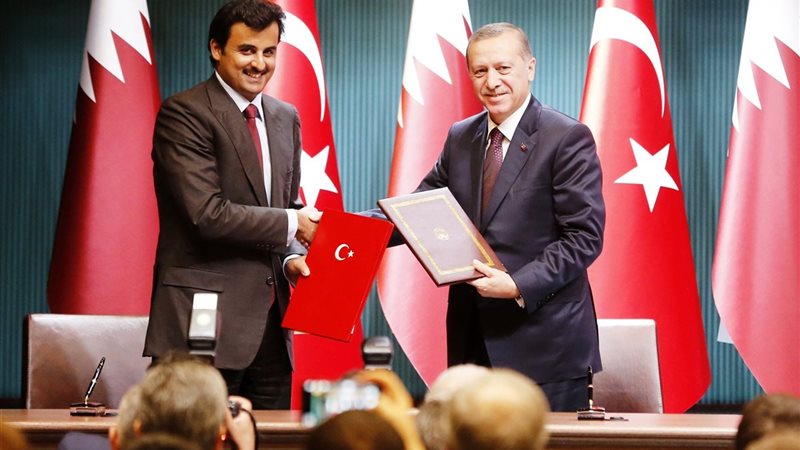 أردوغان وتميم - أرشيفية