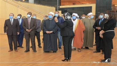 بالصور.. وزير الأوقاف ونظيره السوداني يزوران مكتبة الإسكندرية