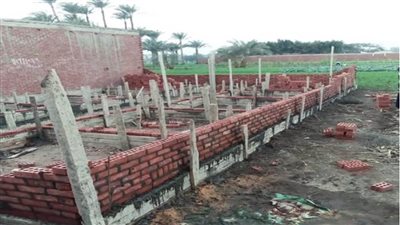 بالصور| إزالة 5 حالات بناء مخالف بالحوامدية  