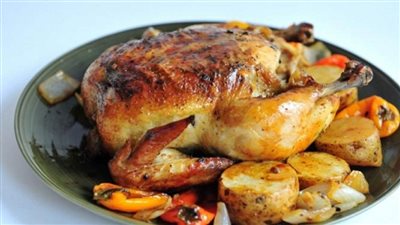 طريقة عمل الفراخ المشوية في الفرن