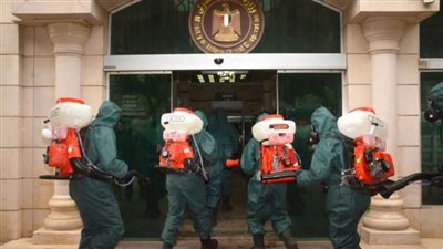 لمواجهة كورونا.. القوات المسلحة تبدأ تطهير المناطق التى يتردد عليها اعدد كبيرة من المواطنين 