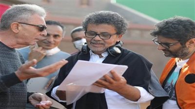 محمود حميدة وعمرو عرفة من كواليس 