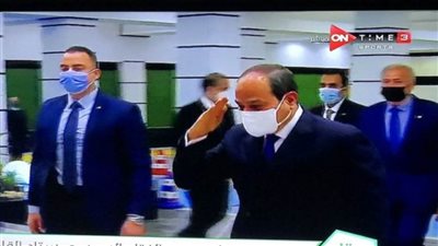 السيسي يصل استاد القاهرة لحضور حفل افتتاح مونديال اليد 