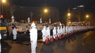 عاجل.. بالصور| القوات المسلحة تواصل خطتها لتنفيذ كافة الإجراءات الإحترازية والوقائية 