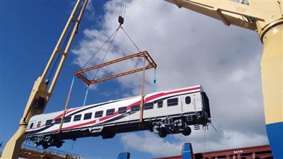 بالصور.. وصول 19 عربة سكة حديد جديدة إلى ميناء الإسكندرية 