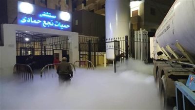 عاجل.. بالصور| تفاصيل انفجار تنك أكسجين بمحيط «حميات نجع حمادي» بقنا