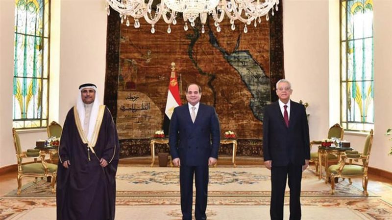 الرئيس السيسي يستقبل