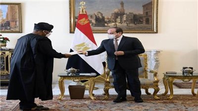 السيسي يستقبل المبعوث الخاص لرئيس جمهورية نيجيريا