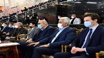 بالصور | وزير الرياضة يشهد مباراة السويد وفرنسا بنصف نهائي 