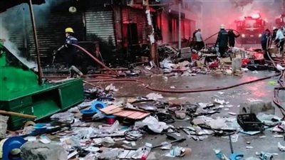 عاجل..  النيابة تأمر بحبس المتهم بإشعال حريق التوفيقية 4 أيام
