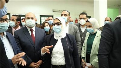وزيرة الصحة تتفقد مشروع تطوير قرى الريف المصري 