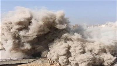 عاجل.. تفجير عقار فيصل المحترق.. والأجهزة الأمنية تفرض كردونا أمنيا