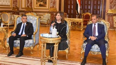 بالصور | وزيرة الهجرة: نستهدف تعريف الدارسين بالخارج بطبيعة الحياة البرلمانية 