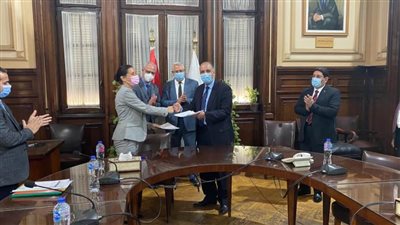 وزير الزراعة يبحث مع مستشار اول السفارة الألمانية أوجه التعاون المشترك بين البلدين 