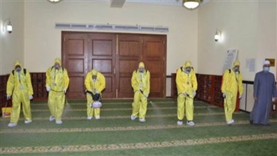 بالصور | استعدادًا لرمضان.. انطلاق حملة الأوقاف الموسعة لتعقيم المساجد 