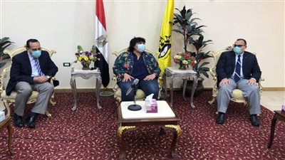 بالصور | وزيرة الثقافة: مشروعات إبداعية بأرض الفيروز لترسيخ الهوية ونشر التنوير