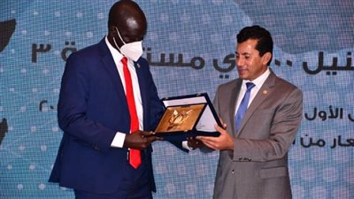 بالصور | وزير الرياضة: القيادة السياسية فتحت آفاق جديدة للتعاون مع كل دول العالم