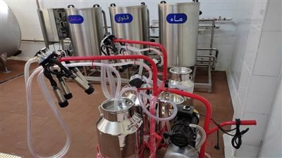 بالصور | وزيرا الزراعة والإنتاج الحربي ومحافظ المنيا يفتحون المركز النموذجي لتجميع الألبان بأبو قرقاص