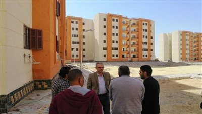 بالصور | رئيس جهاز العبور الجديدة يتفقد مشروعات الإسكان والمرافق بالمدينة