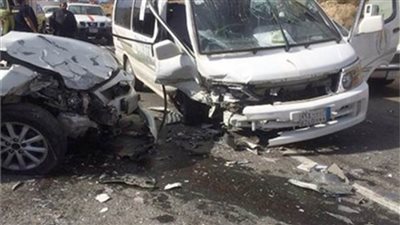 مصرع أسرة من 4 أفراد في حادث تصادم سيارتين بالشرقية