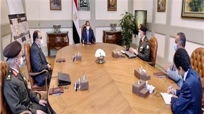 السيسي يوجه بتطوير وتوسعة محور كوبري ٦ أكتوبر والطرق السطحية أسفله 