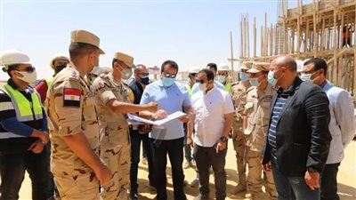  بالصور.. د. خالد عبد الغفار وزير التعليم العالي يتفقد مباني جامعة برج العرب التكنولوجية بالإسكندرية