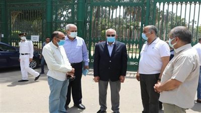 بالصور | محافظ الجيزة يتفقد سريان قرارات غلق الحدائق والمتنزهات
