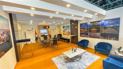 بالصور | تفاصيل الجناح المصري المشارك في الملتقى العربي للسياحة والسفر بدبي