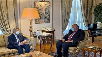 بالصور | وزير الخارجية يبحث مع رئيس مجلس الشورى اليمني مستجدات الأزمة اليمنية