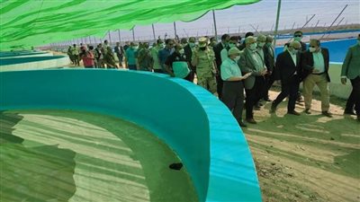 بالصور | القصير: على الشعب المصري أن يفخر بحجم المشروعات الزراعية الضخمة 