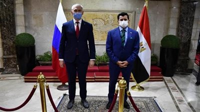 بالصور | وزير الرياضة يوقع بروتوكول تعاون مع نظيره الروسي