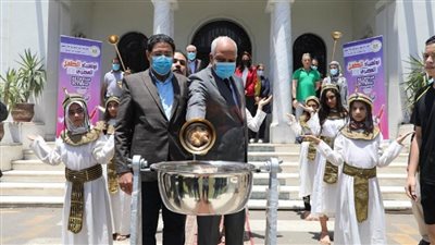 بالصور | محافظ الجيزة يطلق فعاليات أولمبياد الطفل المصري في نسخته الثالثة