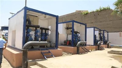 بالصور | محافظ الجيزة يفتتح مشروع تأهيل محطة مياه منيل شيحة المدمجة 