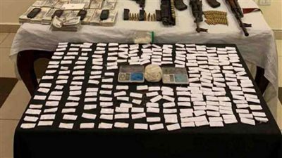 ضبط تشكيل عصابي لترويج مخدر الهيروين وألاسلحة في كرداسة 