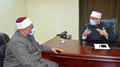 بالصور | جمعة يلتقي مديري مديريات أوقاف بني سويف والفيوم والمنيا لمتابعة سير العمل الدعوي 