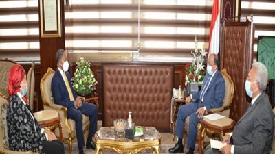 بالصور | شعراوي يستقبل مدير برنامج الأغذية العالمي في نهاية فترة عمله بالقاهرة