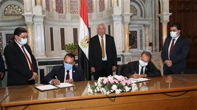 بالصور | القصير يشهد توقيع بروتوكول تعاون بين 