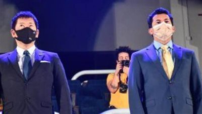 وزير الرياضة على رأس الحاضرين في ستاد القاهرة لمتابعة حفل افتتاح كأس العالم للجمباز