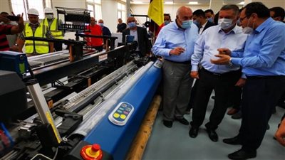 بالصور | وزير قطاع الأعمال يزور شركة غزل المحلة ويتفقد مركز التدريب بعد تطويره