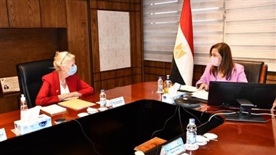 بالصور | وزيرة التخطيط تستعرض خطة تنمية الأسرة في لقاء ممثلة صندوق الأمم المتحدة للسكان