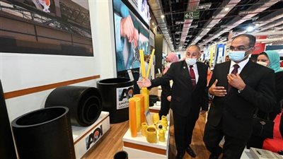 بالصور | نائب وزير الإسكان يفتتح المعرض الدولي لتكنولوجيا المياه ومعالجة الصرف