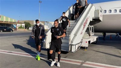 بالصور.. بعثة بيراميدز تصل المغرب لمواجهة الرجاء في الكونفدرالية