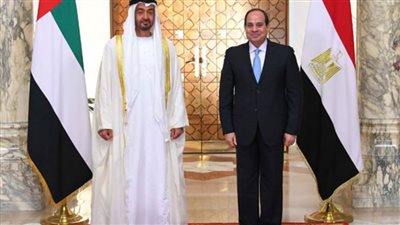 الرئيس السيسي والشيخ محمد بن زايد يطلقان مهرجان الهجن بالعلمين