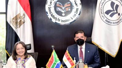 اتفاق بين «هيئة الاستثمار» ووزيرة الأشغال العامة بجنوب أفريقيا على تبادل الزيارات الترويجية
