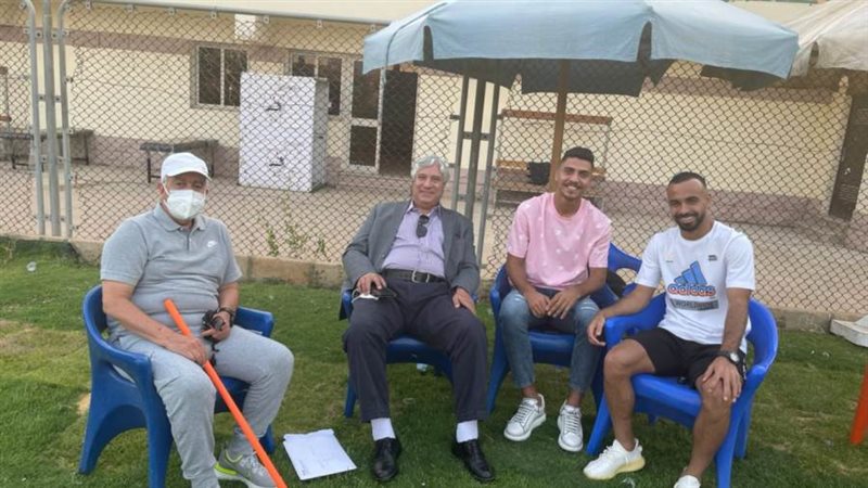أفشة وشريف من تدريبات