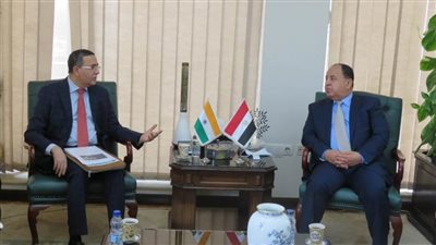 وزير المالية فى لقائه بالسفير الهندى بالقاهرة:  لدينا فرص تنموية واعدة فى مصر للاستثمار الأجنبى
