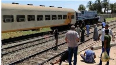 أسماء مصابي حادث قطار نجع حمادي