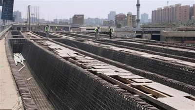 بالصور | الانتهاء من تنفيذ كوبري تقاطع مؤسسة الزكاة مع الدائري بالمطالع والمنازل