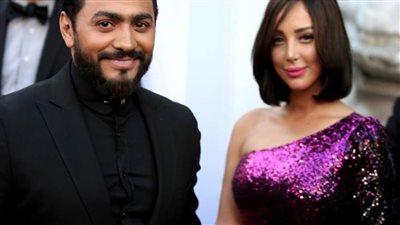  بالصور: أول ظهور لأبناء تامر حسني وبسمة بوسيل الثلاثة